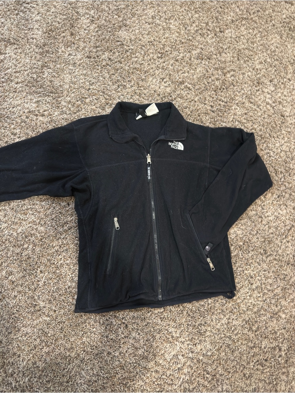 The North Face Black Full-Zip Fleece Jacket
